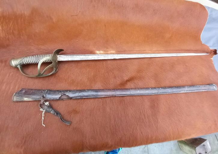 Franse sabel officier cavalerie model M1822/82, Verzamelen, Militaria | Algemeen, Landmacht, Zwaard of Sabel, Ophalen of Verzenden