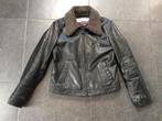 Jas leder zwart M, Ophalen of Verzenden, Zo goed als nieuw, Maat 38/40 (M), Zwart