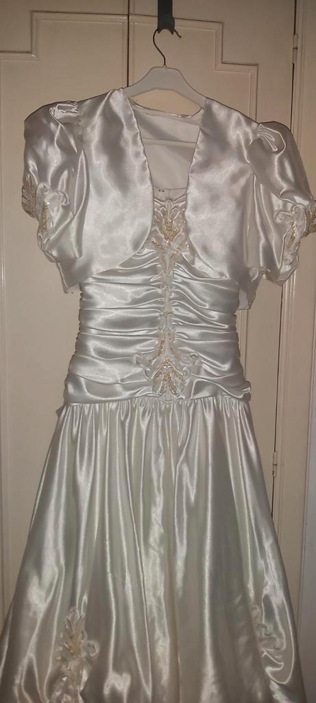 Robe de mariée laura , porté ,  taille 38/40, Kleding | Dames, Gelegenheidskleding, Gedragen, Overige typen, Wit, Ophalen