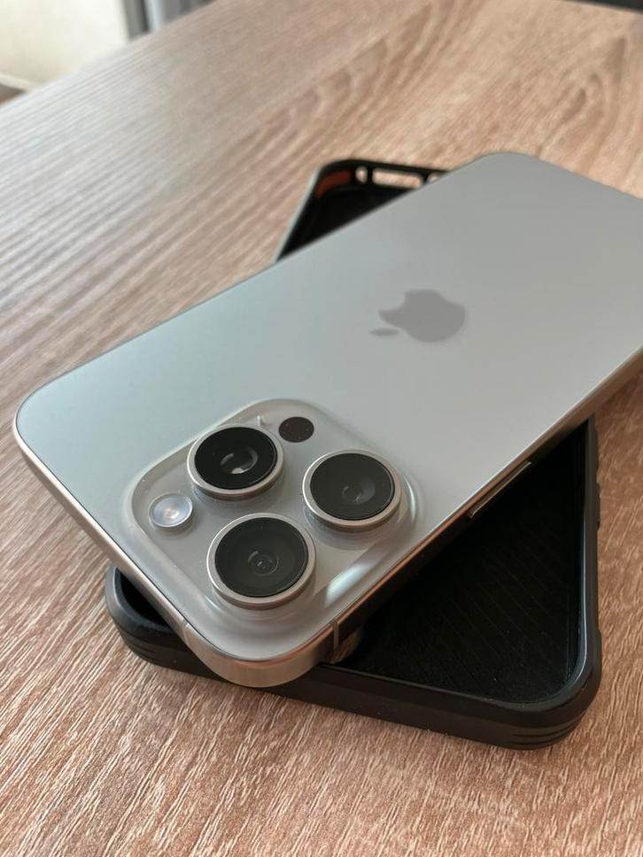 iPhone 15 Pro Max 256 Gb Natural Titanium, Telecommunicatie, Mobiele telefoons | Apple iPhone, Zo goed als nieuw, 256 GB, Zonder abonnement