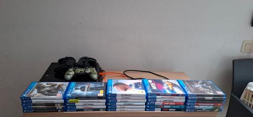Sony PS4+ all PS4games+ HDMI,power,charg cables+3controllers, Games en Spelcomputers, Games | Sony PlayStation 4, Ophalen of Verzenden