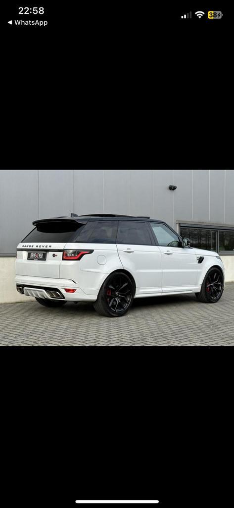 Range rover sport svr sport 5 0 liter benzine v8 610pk, Auto's, Land Rover, Particulier, Range Rover (sport), Benzine, Wit, Ophalen