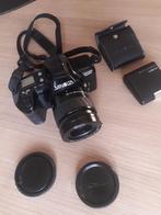Minolta 3000i analoge spiegelreflexcamera met lens en flits, Ophalen, Gebruikt, Spiegelreflex, Minolta