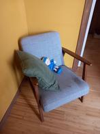 Fauteuil Ikea EKENASET grijs, Huis en Inrichting, Fauteuils, Ophalen, Hout, Gebruikt, 75 tot 100 cm