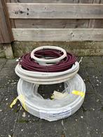 Set van 4 kabels: audio, telenet, alarm, coax, Audio, Tv en Foto, Audiokabels en Televisiekabels, Ophalen, Zo goed als nieuw, Luidsprekerkabel