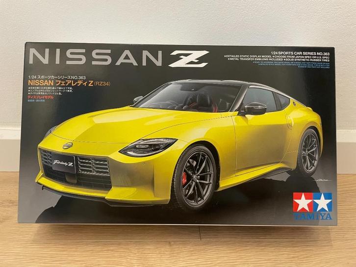 Tamiya Nissan Z 1/24 #24363, Hobby en Vrije tijd, Modelbouw | Auto's en Voertuigen, Zo goed als nieuw, Auto, Groter dan 1:32, Tamiya