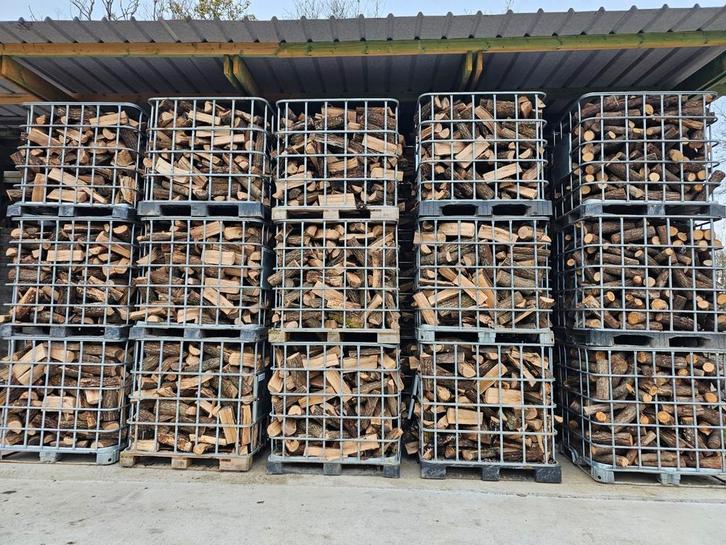 DROOG BELGISCH HOUT, KLAAR VOOR DEZE WINTER, Tuin en Terras, Brandhout, Blokken, Beukenhout, Ophalen of Verzenden