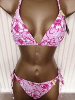 Mooie Roze Bikini met Wit en Fuchsia - Medium en Large, Vêtements | Femmes, Vêtements de Bain & Maillots de Bain, Enlèvement ou Envoi