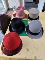 5 chapeaux très anciens avec trois boîtes originales, Enlèvement ou Envoi