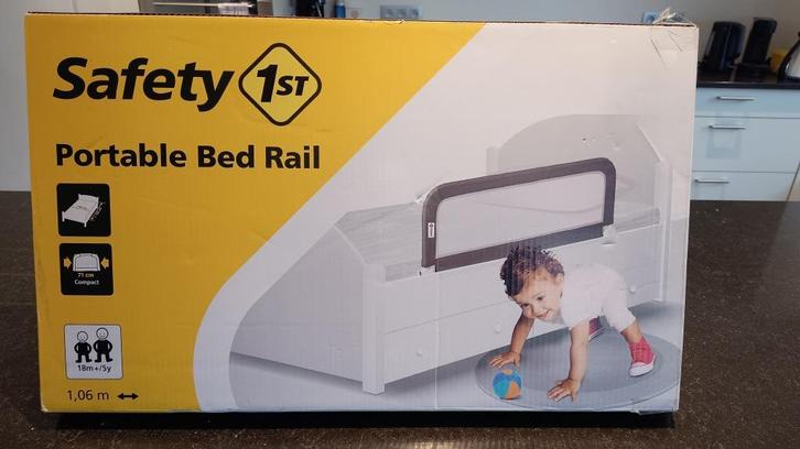 Safety 1st Draagbaar & Opvouwbaar Bedhekje, Kinderen en Baby's, Kinderkamer | Bedden, Zo goed als nieuw, Minder dan 140 cm, Matras