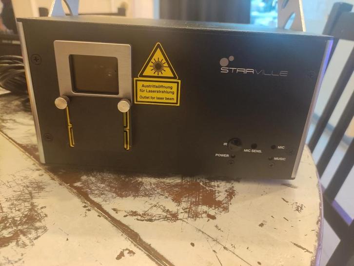 Stairville rgb 2000 pro laser dmx.ilda.auto.afstandbe.sound, Muziek en Instrumenten, Licht en Laser, Zo goed als nieuw, Laser