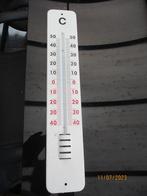 Metalen thermometer, Ophalen of Verzenden, Zo goed als nieuw, Buitenthermometer