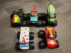 Cars Disney 5 monster truck’s, Ophalen, Overige figuren, Zo goed als nieuw, Beeldje of Figuurtje