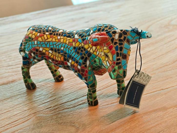 Barcino Design mozaïek-stier (Toro Mosaico), Verzamelen, Beelden en Beeldjes, Zo goed als nieuw, Ophalen of Verzenden