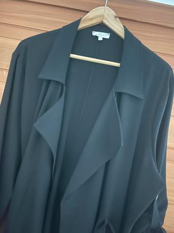 Zwarte Blazer Blouson Lang Stretch Maat 50 zo goed als nieuw beschikbaar voor biedingen