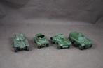 4 Dinky Toys pantserwagens Panhard, scout cars TOP vintage, Ophalen of Verzenden