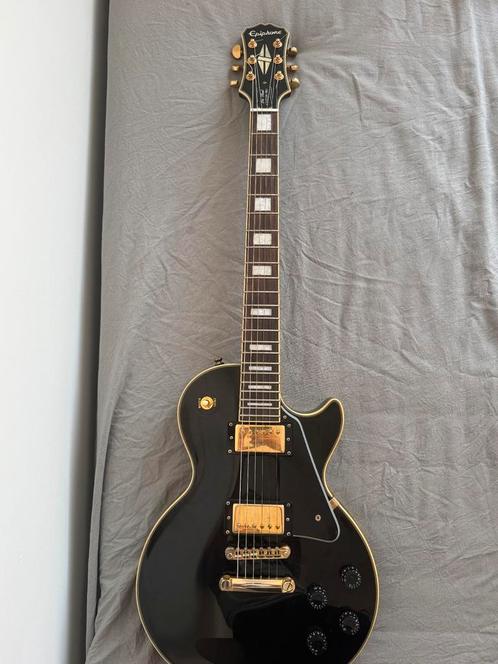 Epiphone les paul custom pro gitaar, Muziek en Instrumenten, Snaarinstrumenten | Gitaren | Elektrisch, Zo goed als nieuw, Epiphone
