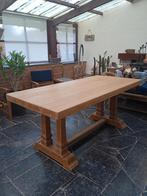 Très belle et lourde table en chêne 8 pers, Intemporel, 150 à 200 cm, Cinq personnes ou plus, Enlèvement
