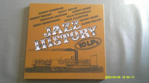 Various - Jazz History  (10 LP), Cd's en Dvd's, Vinyl | Jazz en Blues, Zo goed als nieuw, Jazz, Ophalen of Verzenden