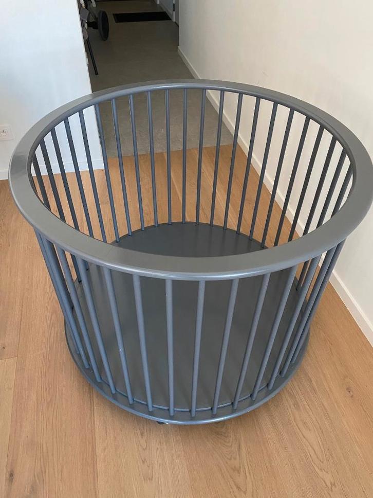 bopita box rondo grijs, Kinderen en Baby's, Babyparken, Gebruikt, Rond, In hoogte verstelbaar, Wieltjes, Ophalen