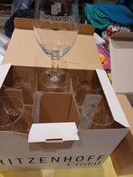 hoegaarden glas kristal de 6 stuks voor 12 euro, Ophalen, Zo goed als nieuw, Glas of Glazen, Overige merken