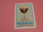Oude losse speelkaart Westmalle trappistenbier (133), Verzamelen, Ophalen of Verzenden, Zo goed als nieuw, Speelkaart(en)