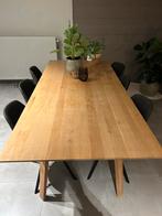 Houten eettafel, Huis en Inrichting, Tafels | Eettafels, Ophalen, Gebruikt, 100 tot 150 cm, 200 cm of meer