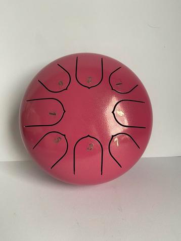 Tongue drum 6 inch 8 tongen Roze Nieuw in doos beschikbaar voor biedingen