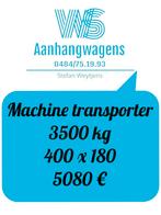 Vlemmix maschinetransporter 3.5ton 4000x180, Auto diversen, Aanhangers en Bagagewagens, Ophalen, Nieuw