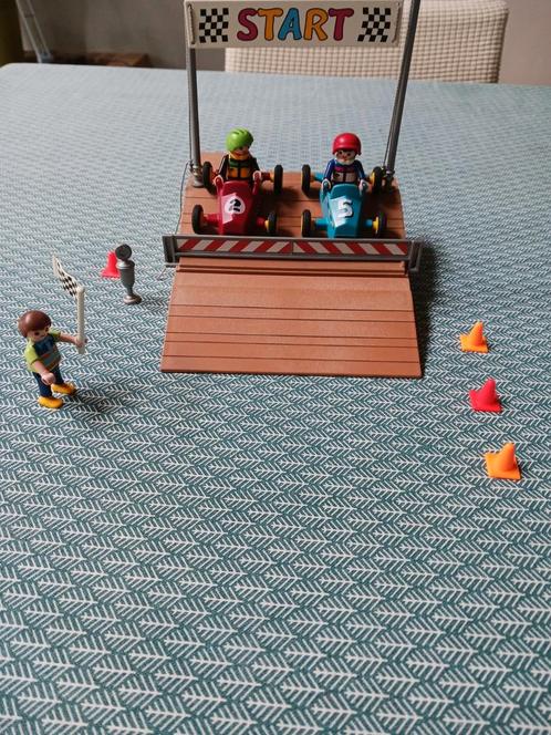 Playmobil 4141 gocart race., Kinderen en Baby's, Speelgoed | Playmobil, Zo goed als nieuw, Complete set, Ophalen of Verzenden