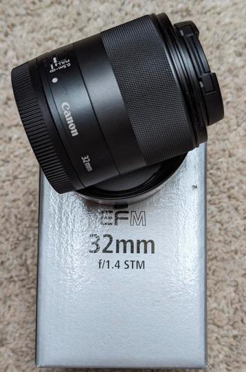 Canon EFM 32 f/1.4 STM-objectief
