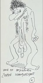 Originele tekening Kamagurka  "Konstant degoutant", Antiek en Kunst, Ophalen