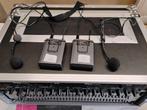 Headsetmicrofoons met ontvangers in flightcase, Ophalen, Zo goed als nieuw, P.A.