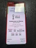 Billets à vendre CAF Maroc vs Cameroun, Enlèvement ou Envoi, Comme neuf
