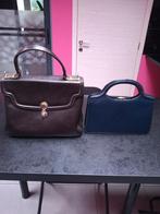 2 vintage handtassen voor dames, Handtassen en Accessoires, Tassen | Damestassen, Ophalen of Verzenden, Blauw