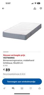 IKEA matras 90 op 200, Matras, Ophalen of Verzenden, Zo goed als nieuw