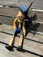 Uniek en nostalgisch handgemaakt houten pop Pinokkio, Verzenden, Nieuw
