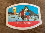 Sous-verre à bière Bergenbier, Comme neuf, Autres marques, Sous-bock, Enlèvement ou Envoi