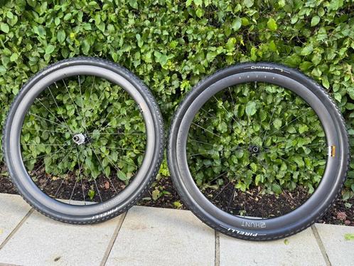 HUNT 40 CARBON GRAVEL RACE WHEELSET, Fietsen en Brommers, Fietsen | Racefietsen, Zo goed als nieuw, Heren, Carbon, Ophalen