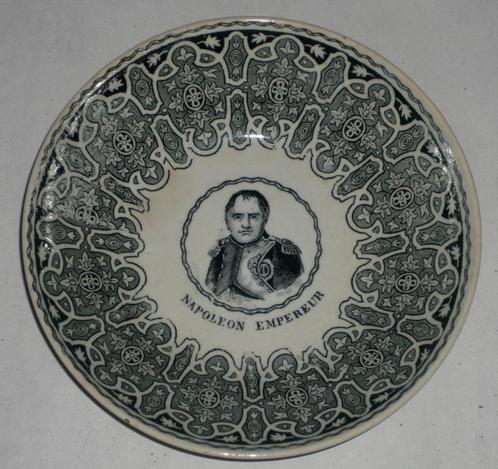 J.B. CAPPELLEMANS JEMAPPES BORDJE NAPOLEON EMPEREUR CA 1840, Antiek en Kunst, Antiek | Keramiek en Aardewerk, Ophalen of Verzenden