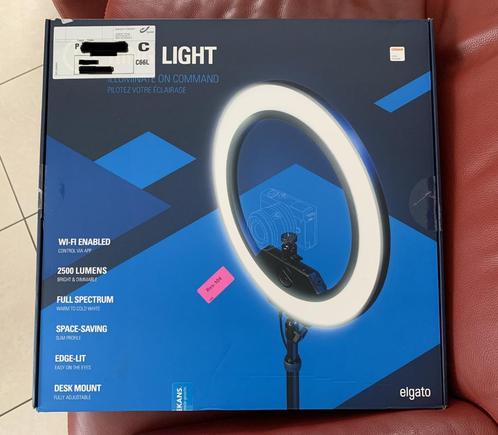 Elgato ringlamp 45W LED-studiolamp - 2500 lumen, Audio, Tv en Foto, Fotografie | Fotostudio en Toebehoren, Zo goed als nieuw, Overige typen