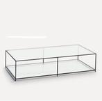 table basse à double plateau AM.PM, Enlèvement, Comme neuf, Rectangulaire, Verre