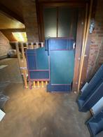 Bed en verstelbare lattenbodem 140 cm, Huis en Inrichting, Slaapkamer | Bedden, Ophalen, Gebruikt, Hout, 140 cm