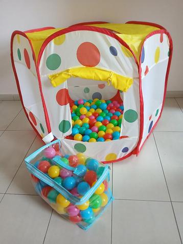 Tente  de jeu + 200 balles, Enlèvement, Utilisé