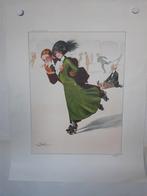 Origineel affiche Jean Droit Sauves Brussel, Verzamelen, Verzenden, A1 t/m A3, Reclame, Rechthoekig Staand