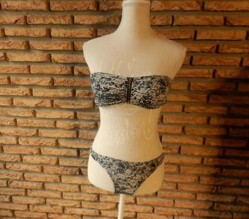 (5)- bikini femme t.38 noir blanc - pimkie -, Kleding | Dames, Badmode en Zwemkleding, Zo goed als nieuw, Bikini, Zwart, Ophalen of Verzenden