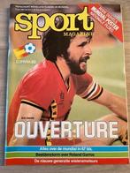 Sport Magazine - Mundial 82 met poster Rode Duivels, Verzamelen, Ophalen of Verzenden, Zo goed als nieuw, Boek of Tijdschrift