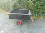 kar voor achter grasmaaier, Ophalen, Zo goed als nieuw, Tweewielig
