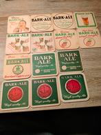 Oude bierviltjes bark ale la marine, Verzamelen, Biermerken, Ophalen of Verzenden