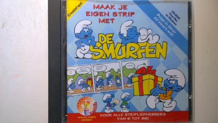 Maak Je Eigen Smurfen Strip Met De Smurfen CD-Rom, Verzamelen, Smurfen, Zo goed als nieuw, Overige typen, Overige Smurfen, Ophalen of Verzenden